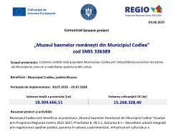Lansare proiect ”Muzeul basmelor românești din Municipiul Codlea”