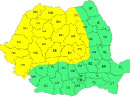 Cod galben de ger năpraznic în România. Meteorologii anunță frig extrem, ninsori și polei