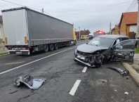 Accident rutier pe DN1. Polițiștii din Codlea, intervin