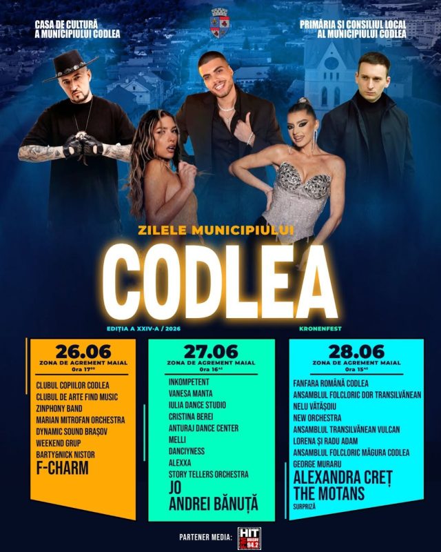 zilele municipiului codlea 2026