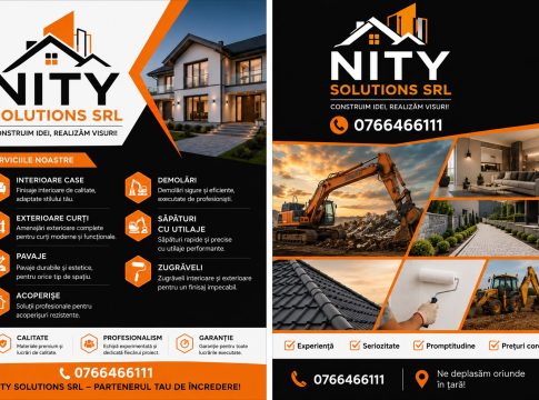 Construim idei, realizăm visuri: NITY Solution, totul pentru casa ta!